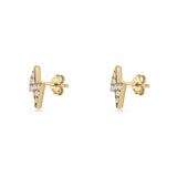 Thunderbolt Stud Earrings