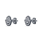 Hamsa Hand Stud Earrings