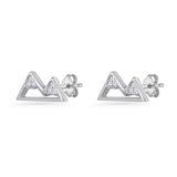 Mountain Stud Earrings