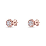 Round Stud Earring