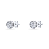 Round Stud Earring