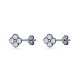 Clover Flower Stud Earrings