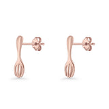 Spoon & Fork Stud Earrings