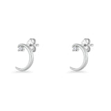 Moon Stud Earrings