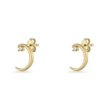 Moon Stud Earrings