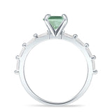 Art Deco Emerald Cut Ring