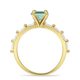 Art Deco Emerald Cut Ring