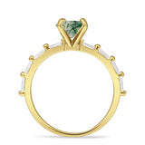 Art Deco Emerald Cut Ring