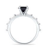 Art Deco Emerald Cut Ring