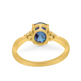 Three Stone Oval Ring