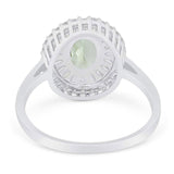 Oval Natural Stone Cocktail Ring