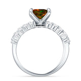 Princess Cut CZ Stackable Ring
