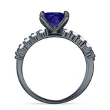 Princess Cut CZ Stackable Ring