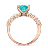 Princess Cut CZ Stackable Ring