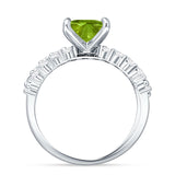 Princess Cut CZ Stackable Ring
