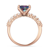 Princess Cut CZ Stackable Ring