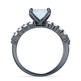 Princess Cut CZ Stackable Ring