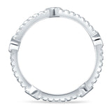 Heart Turquoise Full Eternity Band.