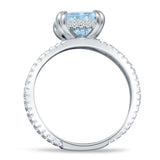 Cushion Cut CZ Ring