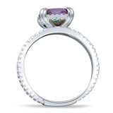 Cushion Cut CZ Ring