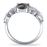 Oval Natural Stone Wedding Cocktail Ring