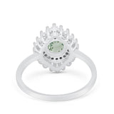 Floral Art Deco Cocktail Ring