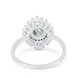 Floral Art Deco Cocktail Ring