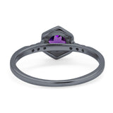 Minimalist Round Natural Stone Ring