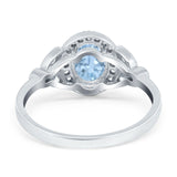 Vintage Style Oval Natural Stone Ring