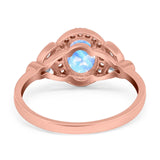 Vintage Style Oval Natural Stone Ring