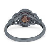 Vintage Style Oval Natural Stone Ring