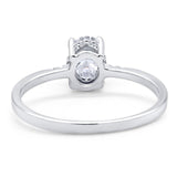 Vintage Style Oval Natural Stone Ring