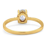 Vintage Style Oval Natural Stone Ring