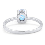 Vintage Style Oval Natural Stone Ring