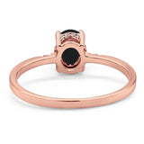 Vintage Style Oval Natural Stone Ring
