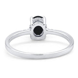 Vintage Style Oval Natural Stone Ring