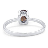 Vintage Style Oval Natural Stone Ring