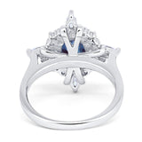 Vintage Style Oval Natural Stone Ring
