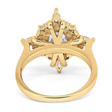 Vintage Style Oval Natural Stone Ring