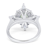 Vintage Style Oval Natural Stone Ring