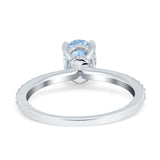 Vintage Style Oval Natural Stone Ring