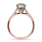 Pear Teardrop Natural Stone Cathedral Ring