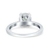 Art Deco Round Natural Stone Ring