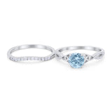 Two Piece Round Trinity Ring