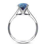 Oval Natural Stone Cathedral Ring