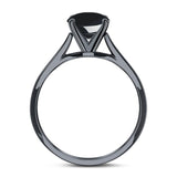 Oval Natural Stone Cathedral Ring
