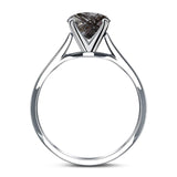 Oval Natural Stone Cathedral Ring