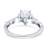 Art Deco Teardrop Pear Ring