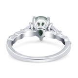 Art Deco Teardrop Pear Ring