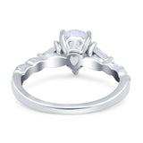 Art Deco Teardrop Pear Ring